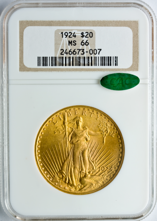$20 ST GAUDENS CERTIFIED $20 ST GAUDENS CERTIFIED