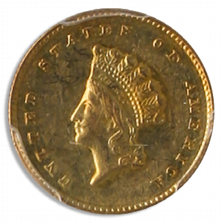 1855-O Gold $1 Type II SSCA POD PCGS MS61 1855-O Gold $1 Type II SSCA POD PCGS MS61