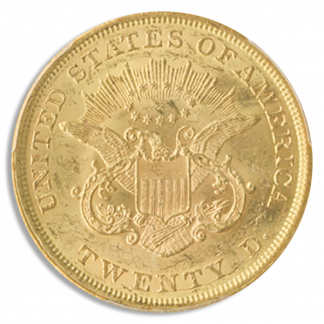 1852 $20 Liberty PCGS MS62 CAC 1852 $20 Liberty PCGS MS62 CAC