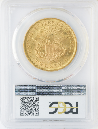 1852 $20 Liberty PCGS MS62 CAC 1852 $20 Liberty PCGS MS62 CAC