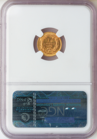 1870 $1 Type 3 NGC 1870 $1 Type 3 NGC