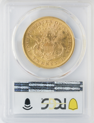 1875-S $20 Liberty PCGS MS62