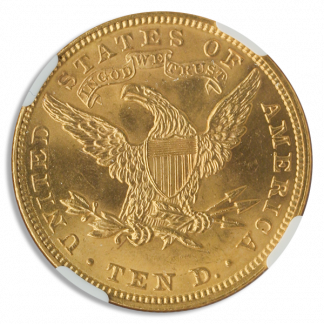 1907 $10 Liberty NGC MS64 CAC