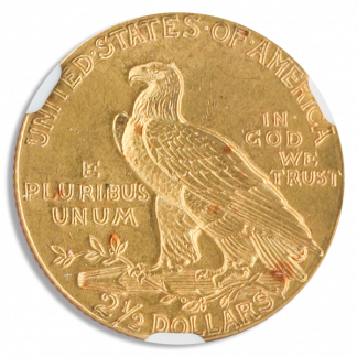 1912 $2 1/2 Indian NGC MS63 CAC 1912 $2 1/2 Indian NGC MS63 CAC
