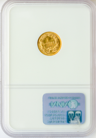 1888 Gold $1 Type 3 NGC MS66