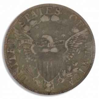 1801 Draped Bust Half Dollar PCGS VF20 CAC 1801 Draped Bust Half Dollar PCGS VF20 CAC