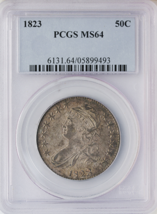 1823 Capped Bust Half Dollar PCGS MS64 1823 Capped Bust Half Dollar PCGS MS64