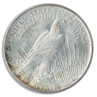 1921 Silver Peace $1 High Relief PCGS MS65 1921 Silver Peace $1 High Relief PCGS MS65
