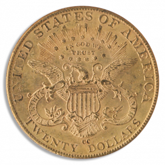 1891-CC $20 Liberty PCGS AU58 CAC 1891-CC $20 Liberty PCGS AU58 CAC