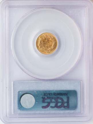 1854 Gold $1 Type II PCGS MS63 CAC 1854 Gold $1 Type II PCGS MS63 CAC