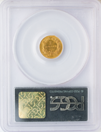 1855 $1 Gold Type 2 PCGS MS62 CAC 1855 $1 Gold Type 2 PCGS MS62 CAC