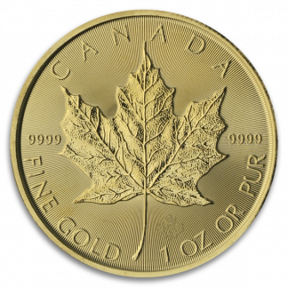 1 oz. Canadian Gold Maple Leaf (BU, Dates Vary) 1 oz. Canadian Gold Maple Leaf (BU, Dates Vary)