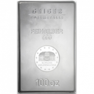 100 oz Silver Bars (Types and Conditions Vary)