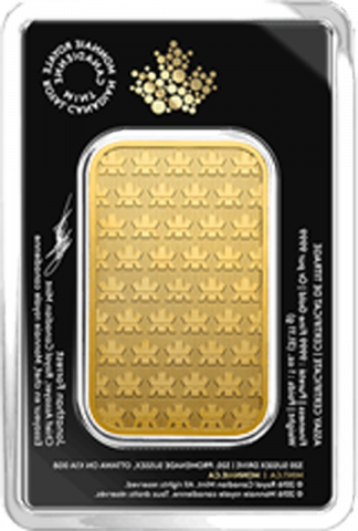 1 oz Gold Bar Royal Canadian Mint (New w/Assay, Types Vary) 1 oz Gold Bar Royal Canadian Mint (New w/Assay, Types Vary)