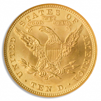 1907-D $10 Liberty NGC MS65