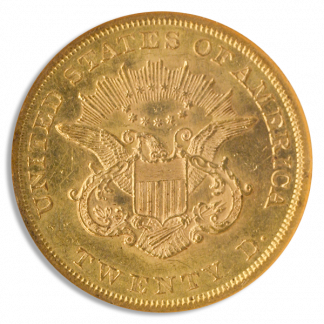 1864 $20 LIberty NGC MS60 CAC 1864 $20 LIberty NGC MS60 CAC