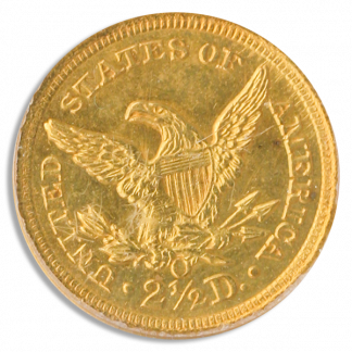 1846-O $2.50 Liberty PCGS MS62 CAC