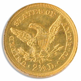 1846-O $2.50 Liberty PCGS MS62 CAC 1846-O $2.50 Liberty PCGS MS62 CAC