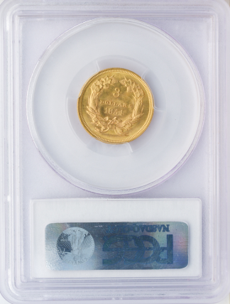 1854 $3 Indian Princess PCGS MS64 CAC 1854 $3 Indian Princess PCGS MS64 CAC