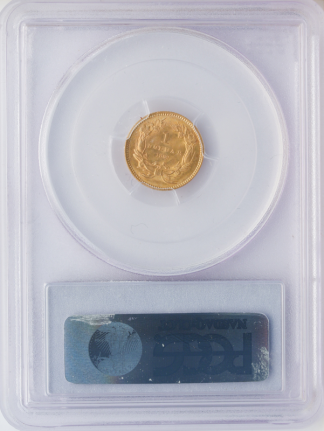 1862 $1 Gold PCGS MS64 CAC 1862 $1 Gold PCGS MS64 CAC