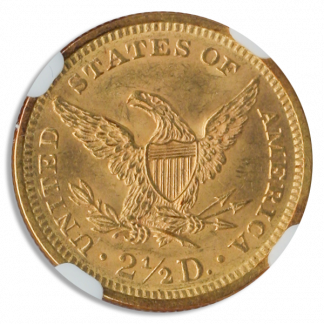 1873 $2.50 Liberty NGC MS63 CAC 1873 $2.50 Liberty NGC MS63 CAC