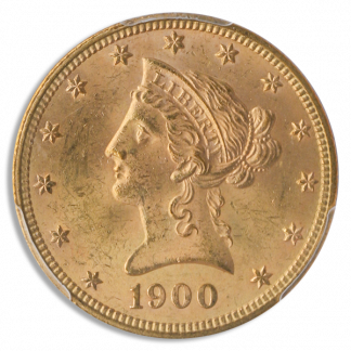 1900 $10 Liberty PCGS MS63 CAC 1900 $10 Liberty PCGS MS63 CAC