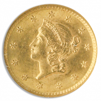 $1 Gold Type 1 Certified MS63 (Dates/Types Vary)