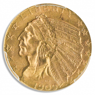 $5 Indian Certified MS61 (Dates/Types Vary) $5 Indian Certified MS61 (Dates/Types Vary)