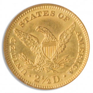 $2 1/2 Liberty MS64 Certified (Dates/Types Vary)