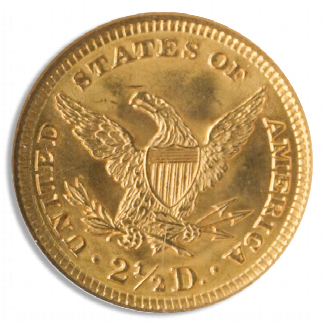 $2 1/2 Liberty Certified MS65 (Dates/Types Vary)