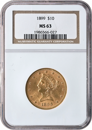 $10 Liberty MS63 Certified (Dates/Types Vary) $10 Liberty MS63 Certified (Dates/Types Vary)