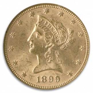$10 Liberty MS63 Certified (Dates/Types Vary)