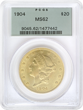 $20 Liberty Certified MS62 Special