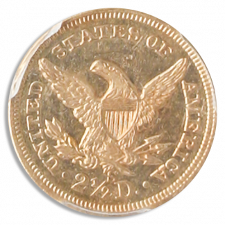 1856-S $2 1/2 Liberty SSCA POD PCGS AU55 1856-S $2 1/2 Liberty SSCA POD PCGS AU55