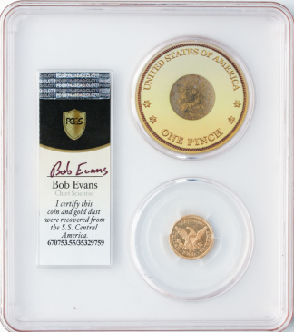 1856-S $2 1/2 Liberty SSCA POD PCGS AU55 1856-S $2 1/2 Liberty SSCA POD PCGS AU55