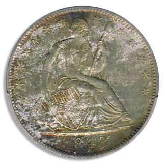 1848-O Seated Liberty Half Dollar PCGS MS65 CAC