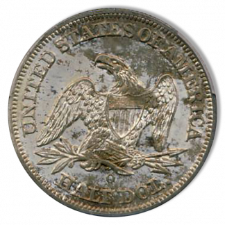 1848-O Seated Liberty Half Dollar PCGS MS65 CAC