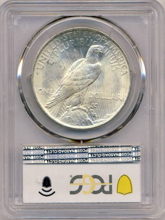 1923 Peace $1 PCGS MS66 CAC 1923 Peace $1 PCGS MS66 CAC