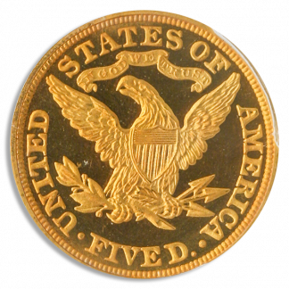 1898 $5 Liberty PCGS PR66 Deep Cameo CAC 1898 $5 Liberty PCGS PR66 Deep Cameo CAC