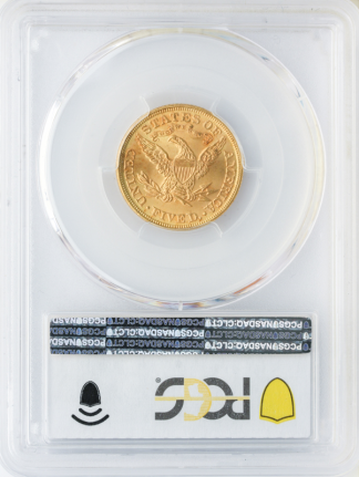1895 $5 Liberty PCGS MS65 CAC 1895 $5 Liberty PCGS MS65 CAC