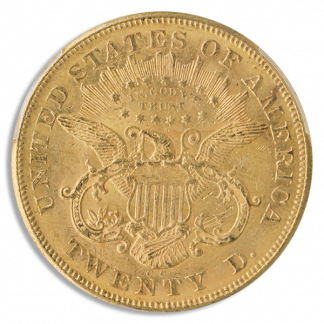1876-CC $20 Liberty PCGS MS61 CAC 1876-CC $20 Liberty PCGS MS61 CAC