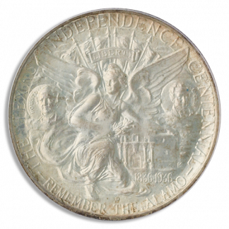 1936-D Texas Silver Half Commemorative PCGS MS67