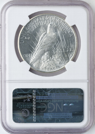 Morgan and Peace $1 Set NGC MS63 (Dates/Types Vary)