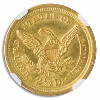 1846-O $2.50 Liberty NGC MS62 CAC 1846-O $2.50 Liberty NGC MS62 CAC