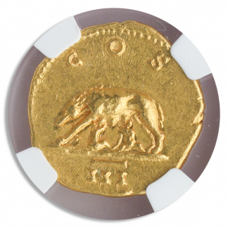 Roman Empire Hadrian Aureus NGC ChXF Str:5 Srf:3 7.33g Roman Empire Hadrian Aureus NGC ChXF Str:5 Srf:3 7.33g