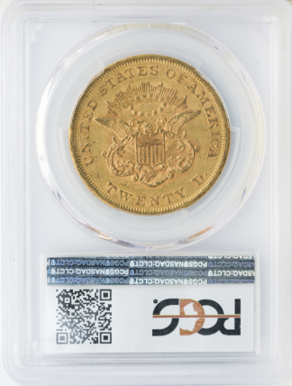 1861 $20 Liberty PCGS AU58 CAC 1861 $20 Liberty PCGS AU58 CAC