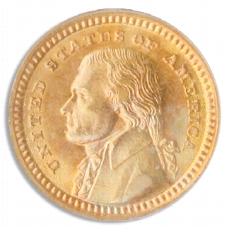 1903 Louisiana Purchase Jefferson $1 PCGS MS65 CAC 1903 Louisiana Purchase Jefferson $1 PCGS MS65 CAC