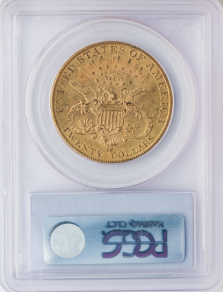 1891-CC $20 Liberty PCGS AU58 CAC