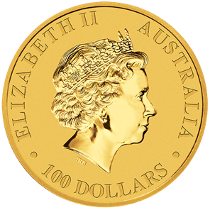 1 oz Australian Gold Kangaroo Coin (Dates Vary, BU)