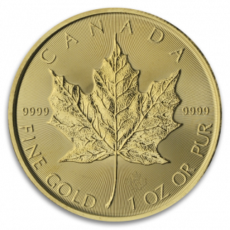 1 oz. Canadian Gold Maple Leaf (BU, Dates Vary)